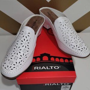 FINAL PRICE****Rialto / Women's Mule / White / SZ 12M